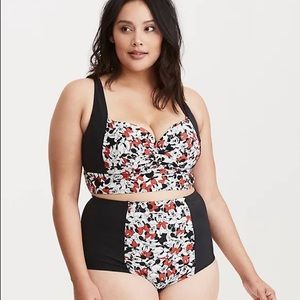 Torrid Minnie Mouse Longline Bikini